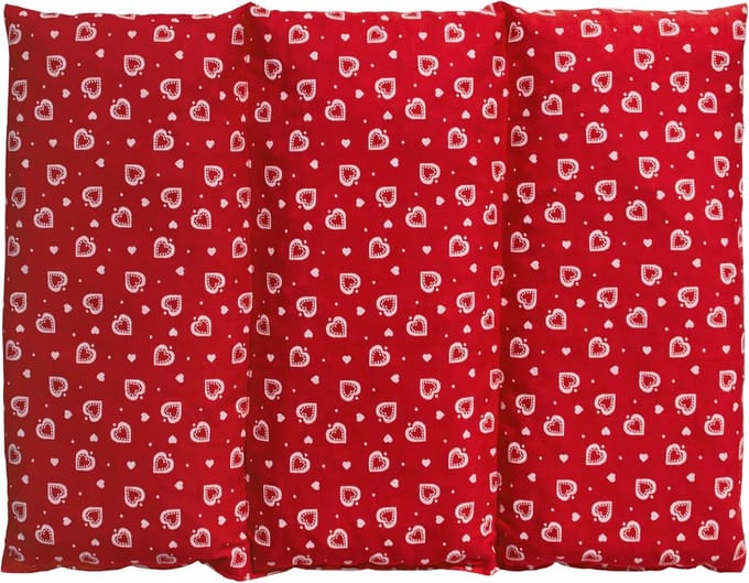 Korrelkussen Groot - Warmtekussen Koudkussen - Ontspanning Thuis - Magnetron en Oven Geschikt - 40x30 cm - Rood