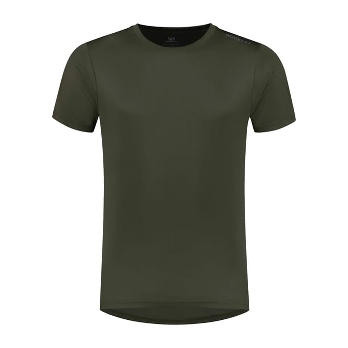 Rogelli Promo Heren Hardloopshirt - Korte mouw - Groen