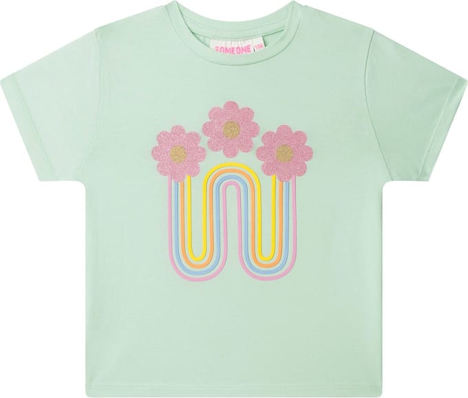 Someone FELICE-SG-02-C Meisjes T-shirt - SOFT MINT