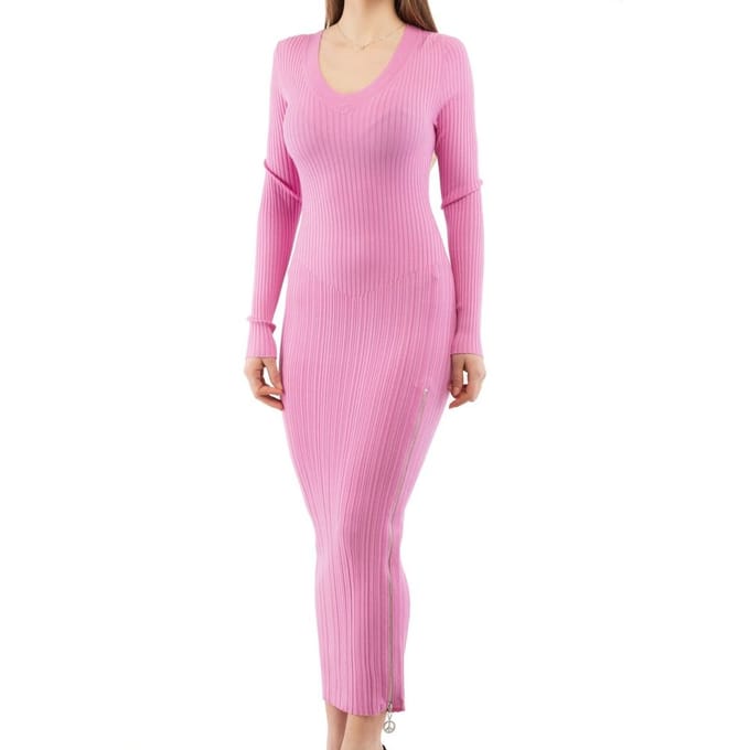 Moschino Multicolor Viscose Casual Jurk