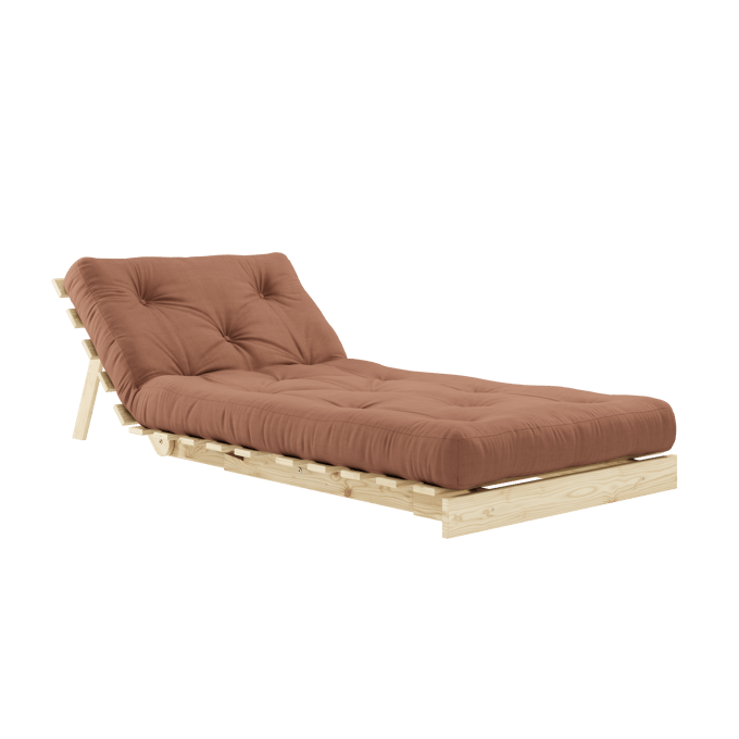 Karup Slaapbank Roots 90 - 759 Clay Brown - 100 raw