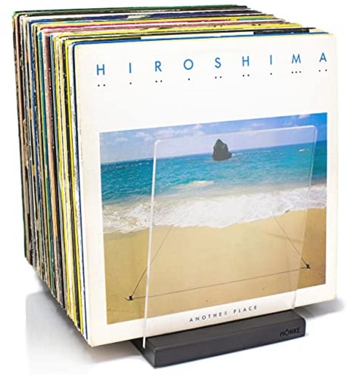 Minimalistische Platenhouder voor 60 LP's - Ideaal voor Elk Interieur