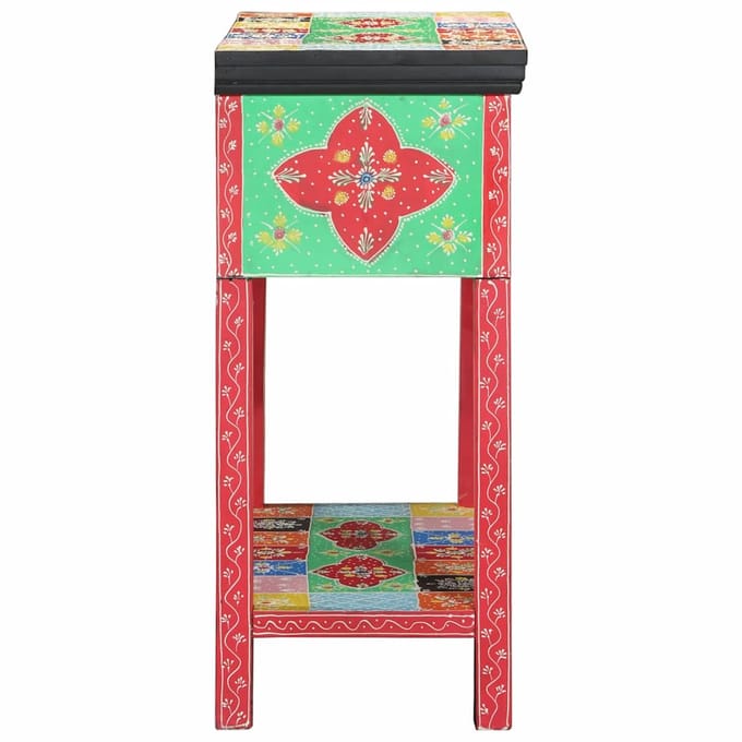 vidaXL Wandtafel met lade met opslag Multikleur 80 x 35 x 76 cm