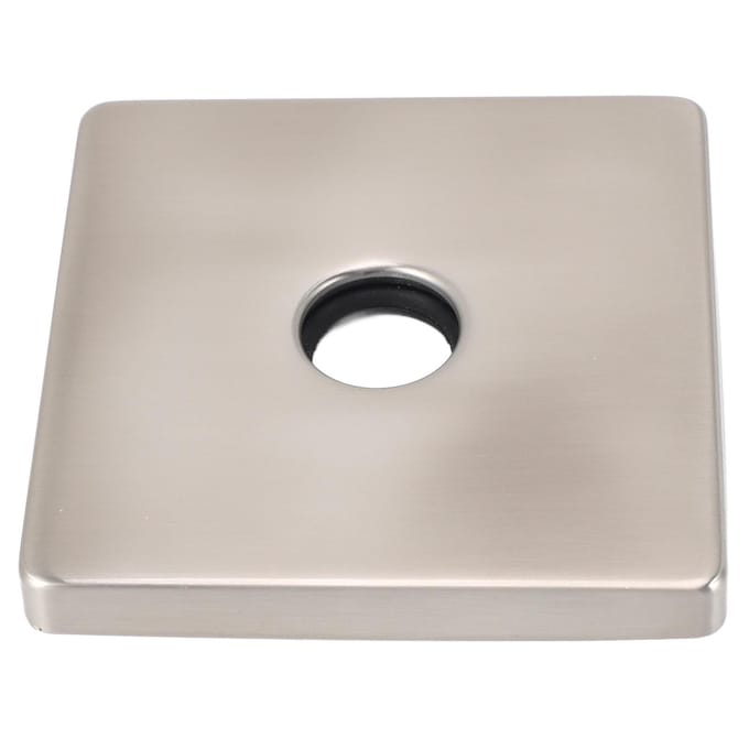 Vierkante Afdekplaat Douchearm Universeel Decoratief Extra Groot RVS Douchearmflens gray