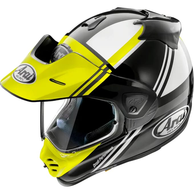 Arai TOUR-X5 Cosmic Fluo Geel Adventure Helm - Helm