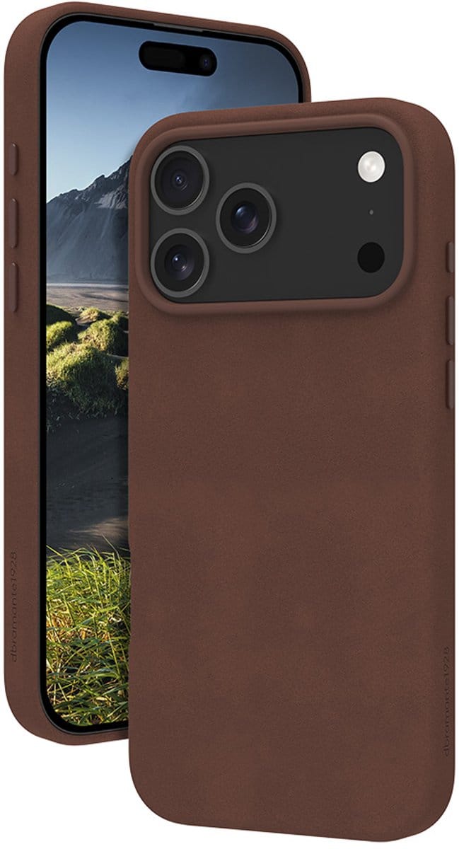 dbramante1928 Backcase hoesje geschikt voor iPhone 17 Pro Max - Effen Bruin - Leer