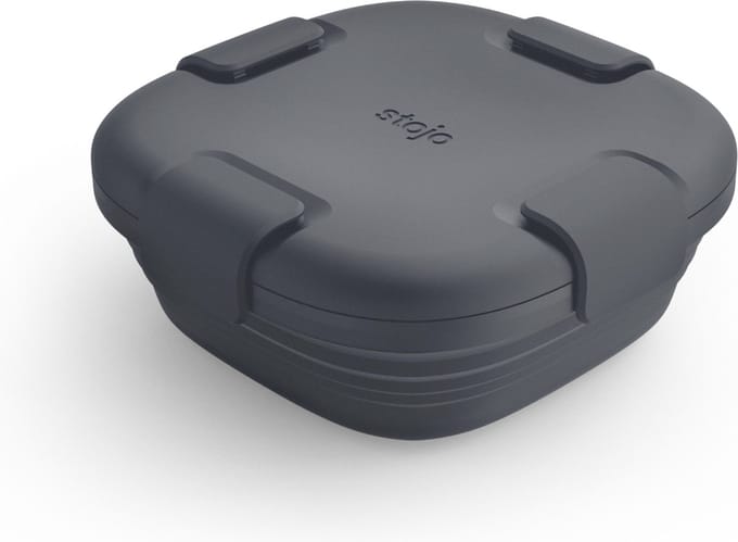 Stojo - Lunchbox 700 ml Carbon - Siliconen - Grijs -