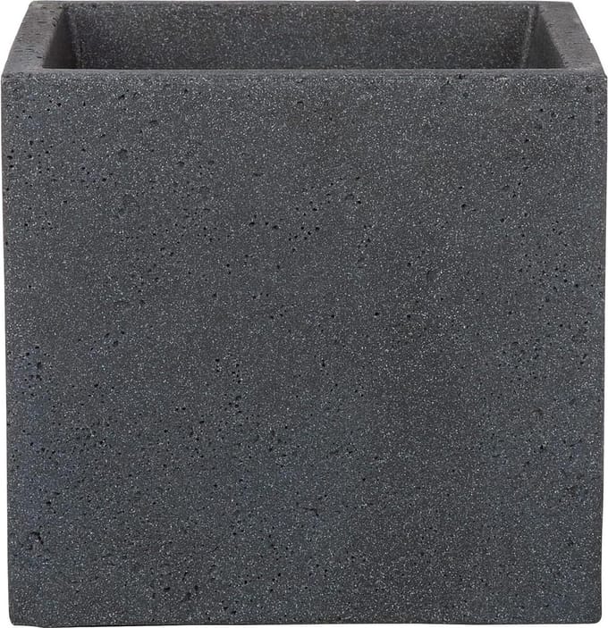 Omgoods - C-Cube Bloempot Stony Black, 40 cm