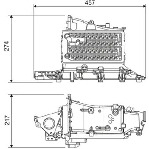InlaatluchtRadiator VALEO 818685