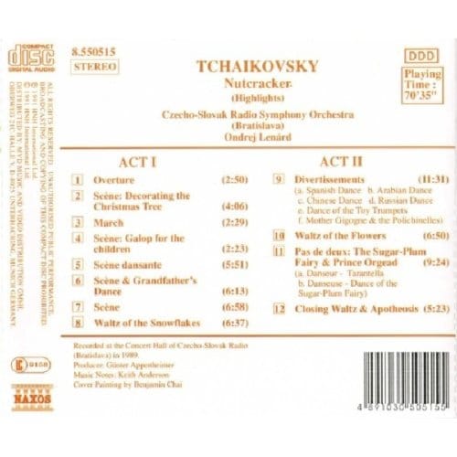 Czecho-Slovak Radio Symphony Orchestra - Tschaikowsky: Nutcracker (Highlights) (CD)