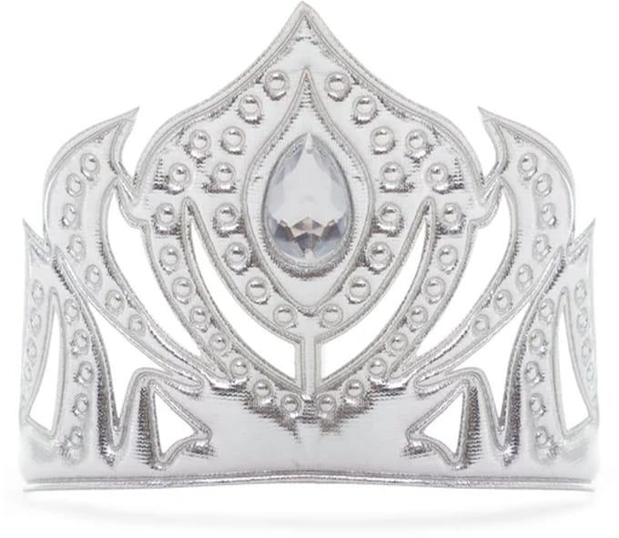 Little Adventures - Ice princess kroon – Zachte kinderkroon – Zilver