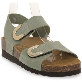 Sandalen met sleehak Grunland Oliva