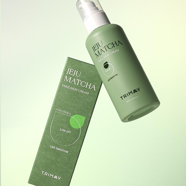 Trimay Jeju Matcha Émulsion Crème Apaisante à pH Faible beige