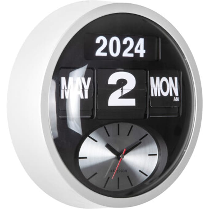 Karlsson wandklok rond flip - Ø32,6cm