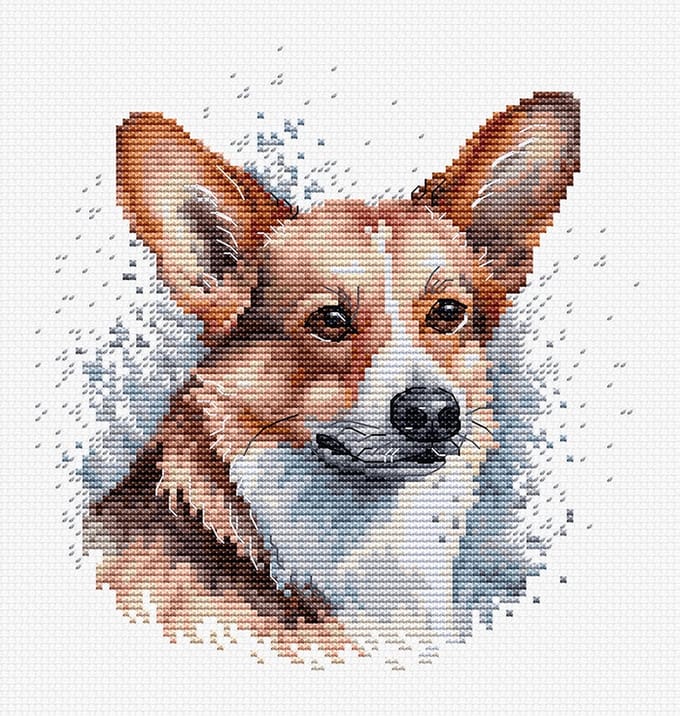 Luca-S Welsh Corgi borduren (pakket) BC212