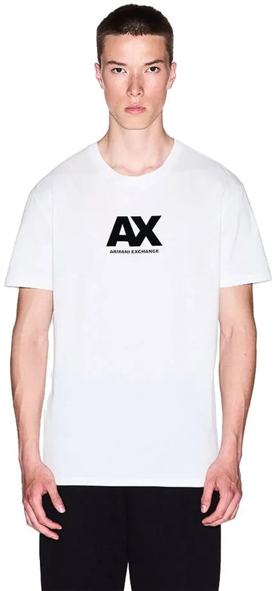 Armani Exchange Xm001403_af16432 T-shirt Met Korte Mouwen Wit XS Man