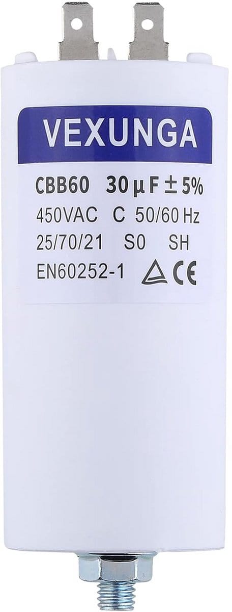 Motorcondensator 30µF 450V voor elektromotor