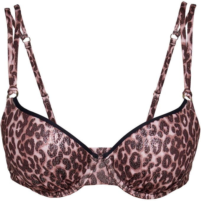Bikini-top in alloverlook model 'Leopard Beach'