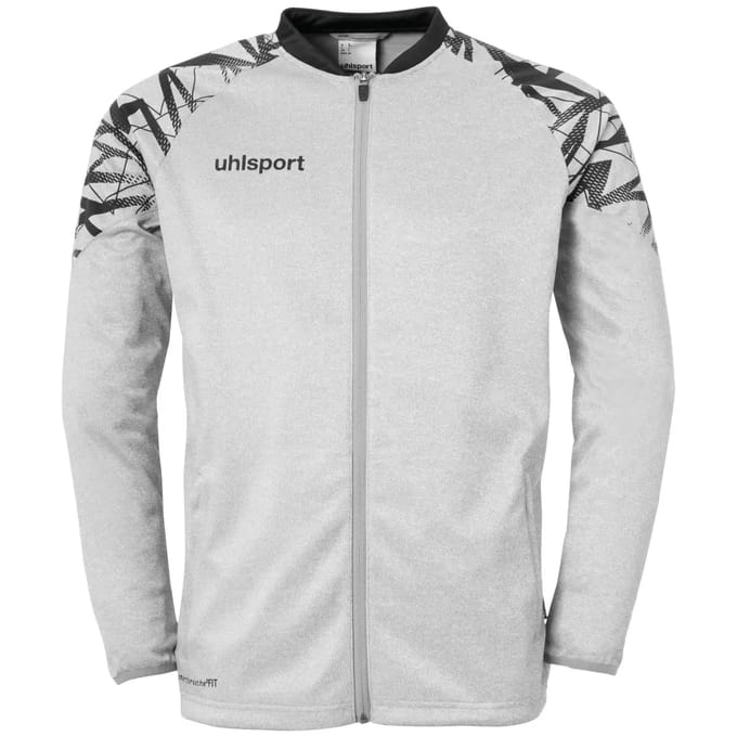 Uhlsport Goal 25 Poly Jacket Donker Grijs Melange-Zwart Maat 3XL