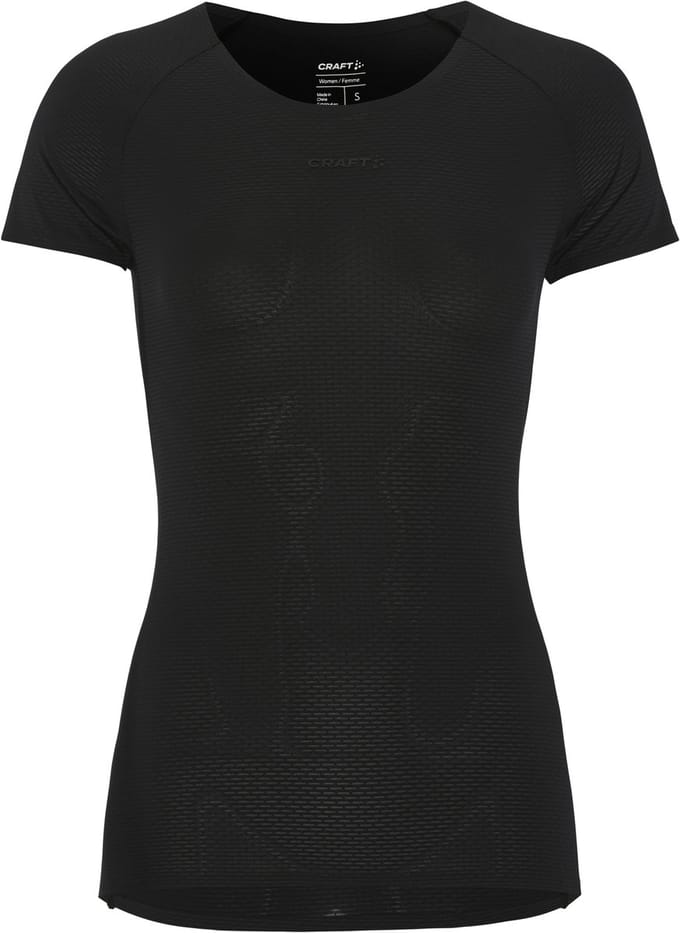 CRAFT ACTIVE NANOWEIGHT SS W Dames Thermoshirt - Zwart