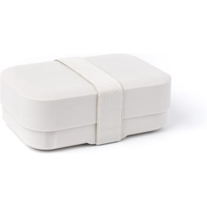 Amuse Lunchbox Medium Oat - Brooddoos met elastiek - Broodtrommel - in hoogte verstelbaar - BPA-vrij - Beige - 650ml