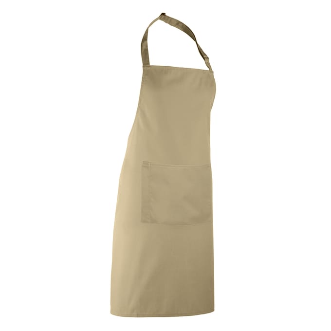 Premier Dames/Dames Kleuren Bipschort Met Zak / Werkkleding (Pakket van 2) (Khaki)