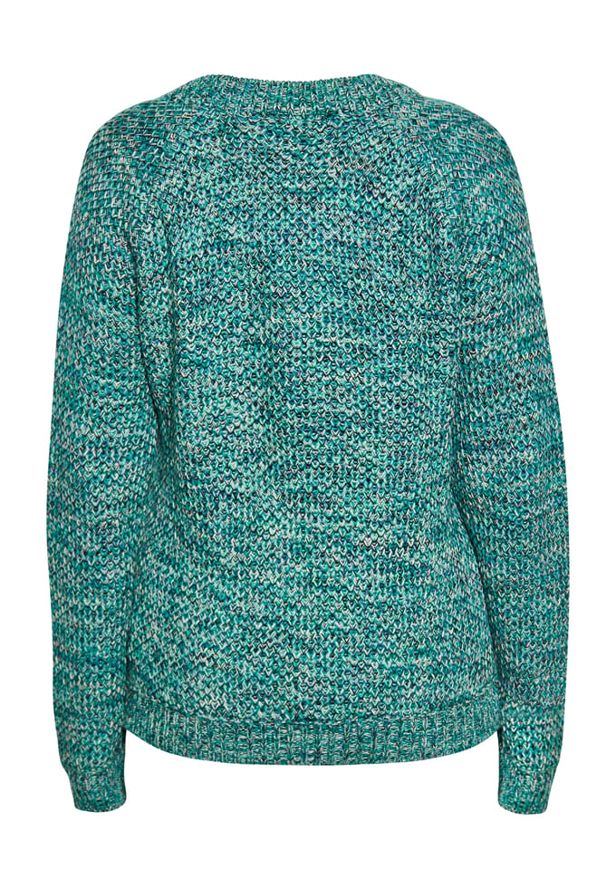 IZIA Gebreide trui Dames Blauw Veelkleurig