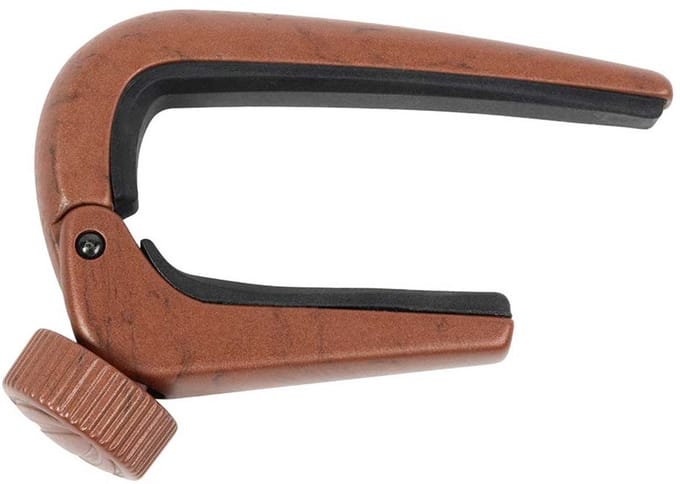 Ernie Ball 9632 Precision Capo Elektrische en Akoestische Gitaar Bronze