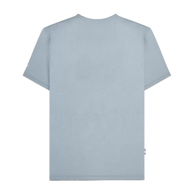 Lambretta Heren SS25 Geometrisch T-shirt (Schemerig blauw)