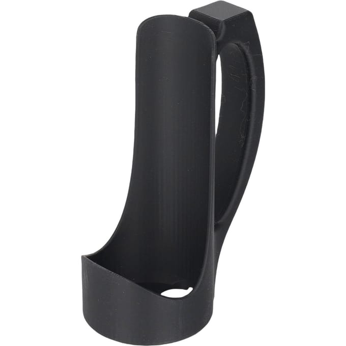Porte-boisson avec poignée Design ergonomique PLA Léger Porte-boisson canette avec poignée pour fêtes extérieur L noir