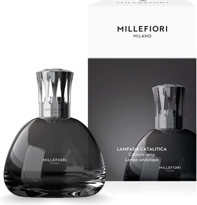 Millefiori Katalytische Geurlamp - Smokey Grey - Aromabrander - Geurverspreider - Oliebrander