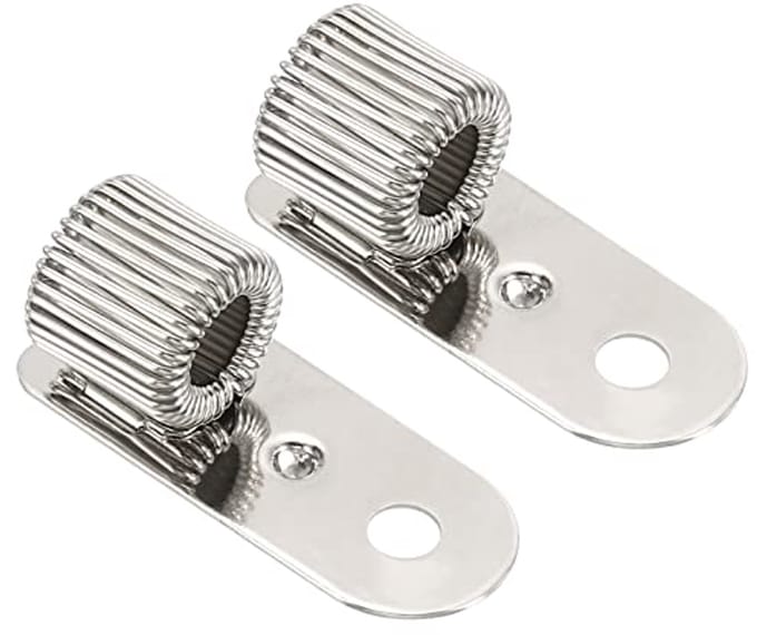 Metalen Penhouder Clips voor Notebook en Kantoor - 2 Stuks