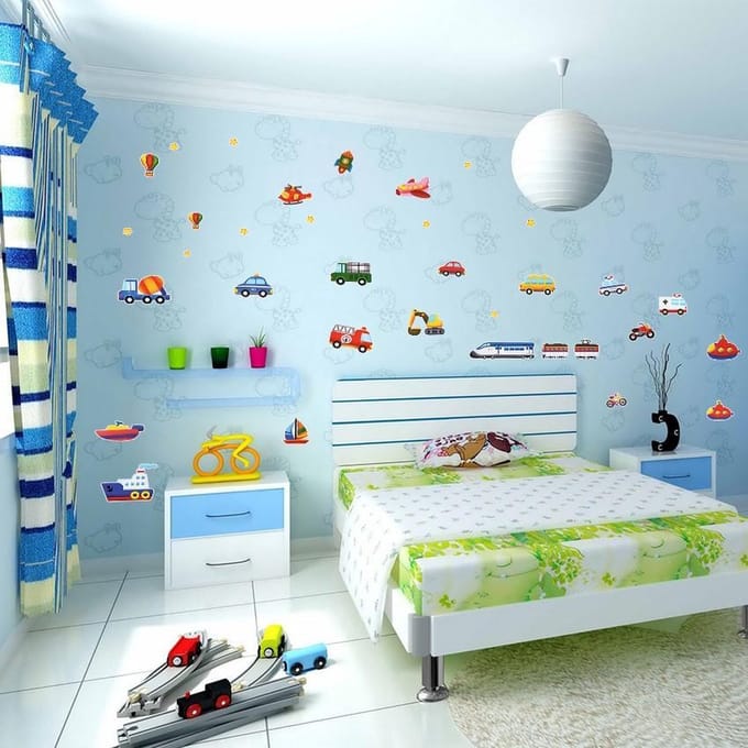 Muursticker Kinderkamer - Jongens / Meisjes