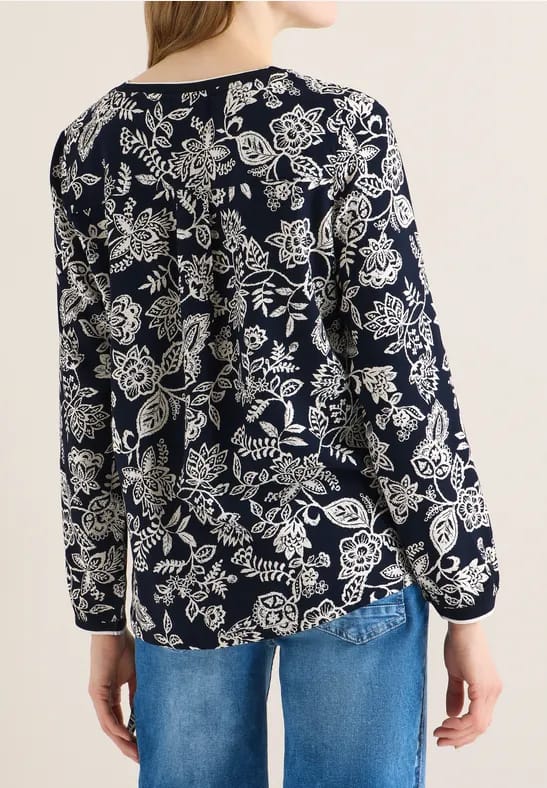 Gedessineerde blouse