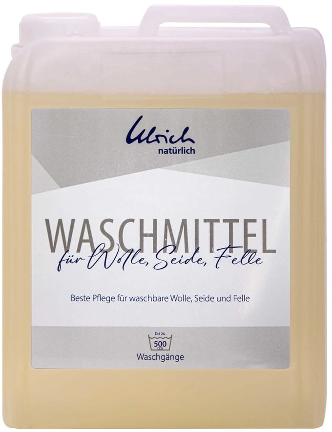 Wasmiddel wol en zijde, 5 liter vloeibaar wasmiddel, wolwasmiddel met lanoline