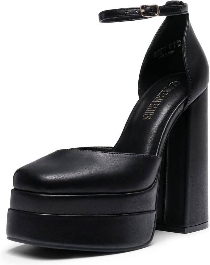Dames Plateau Pumps met Hoge Hak