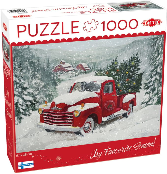 Puzzle 1000 Christmas Tree Truck - Puzzel 1000 Christmas Tree Truck
