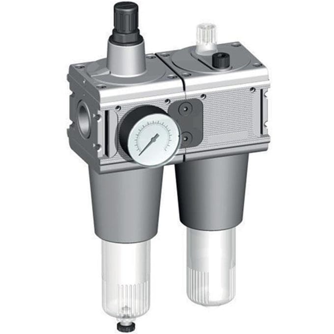 FRL 2-Delig G3/4'' 13500l/min 0.5-16.0bar/7-232psi Semi-Automatisch Polycarbonaat Multifix 5