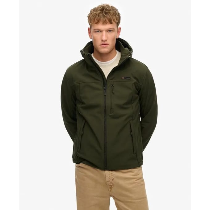Superdry HOODED SOFT SHELL TREKKER JKT Heren Jas