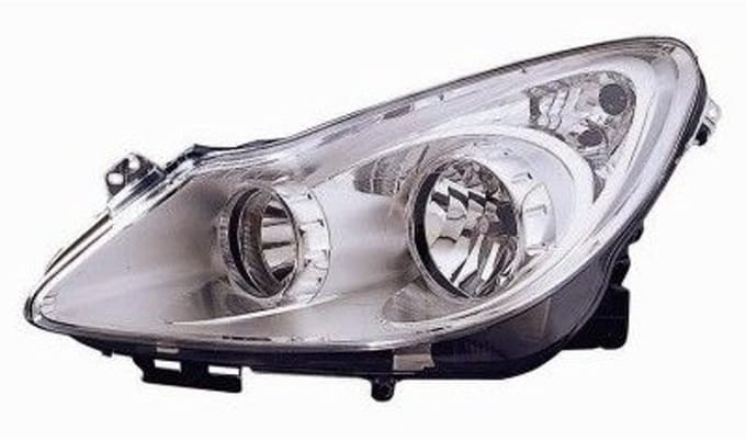 VanWezel 3750961V - Phare gauche avec clignotant pour Opel Corsa d de 11/2006 au 12/2010