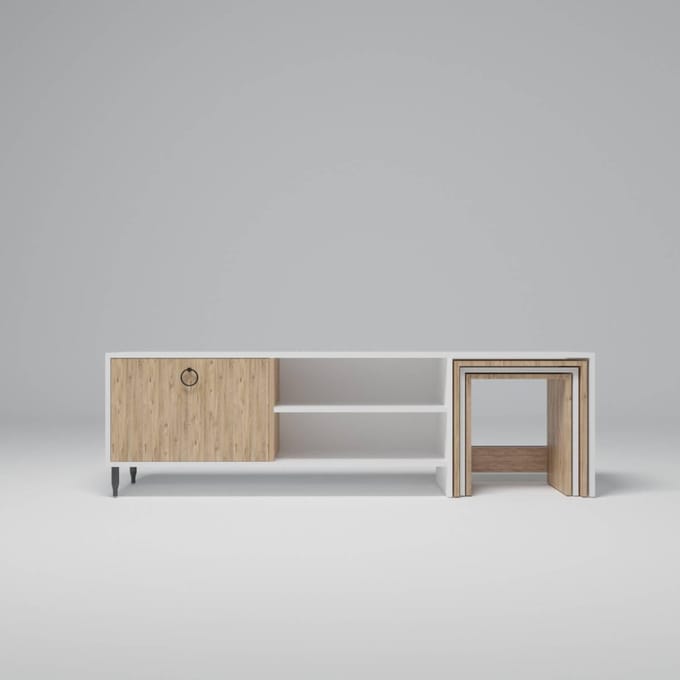 TV-meubel Lyon met bijzettafeltjes | Kalune Design