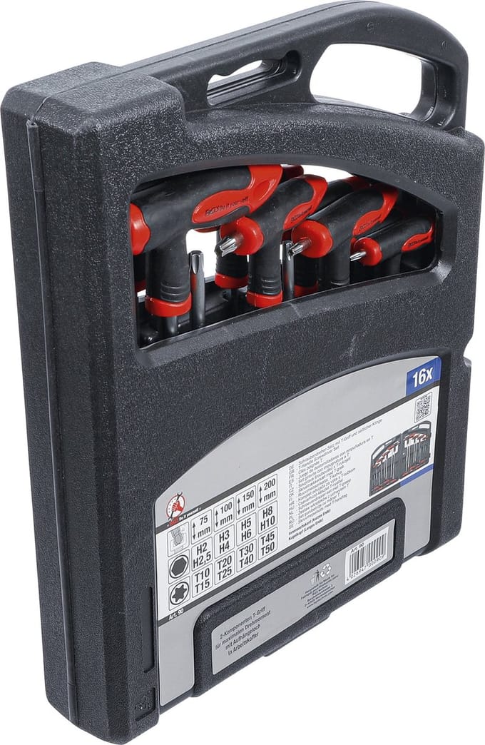 BGS Torx- Inbusset met T-greep 16 delig