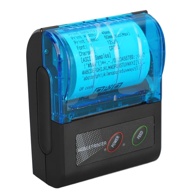 Mini Thermische Fotoprinter Draadloze Zakformaat Inktloze Bluetooth Thermische Printer blue