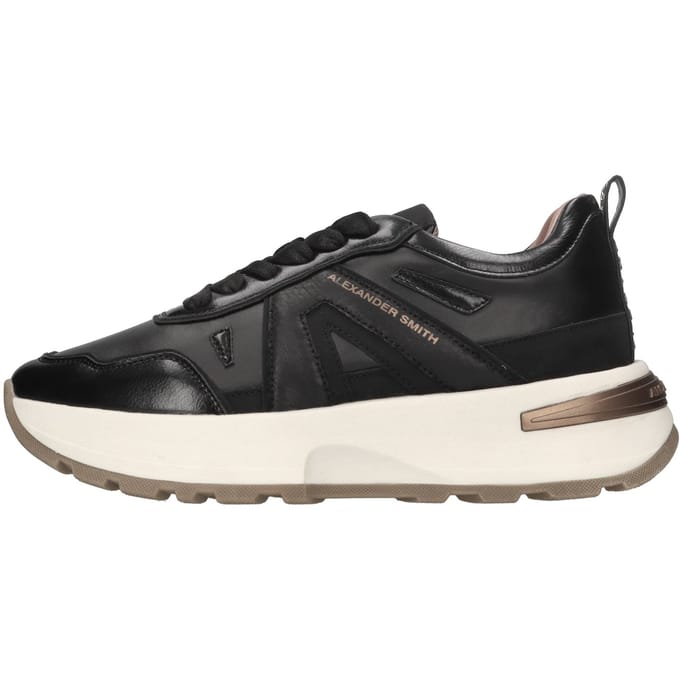 asbclpw-2130-blk Alexander Smith Vrouwen leder zwart