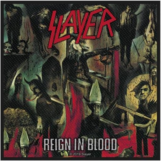 Slayer Reign In Blood Unisex Patch - meerkleurig - Standard