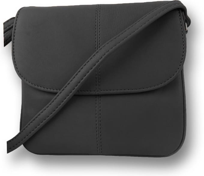 Pia Ries - ELLA | Klein maar Ruim Crossbody |  Zwart