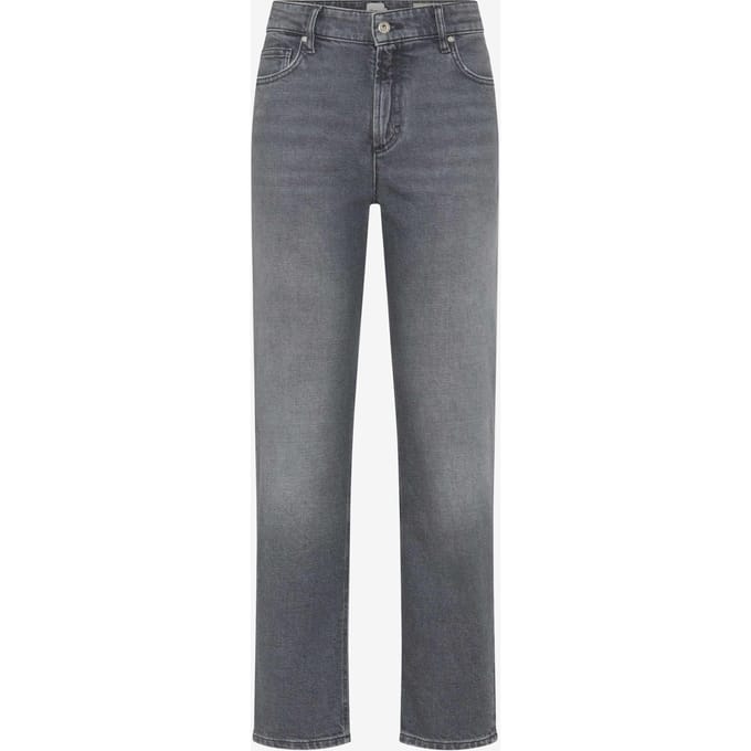 Brax Dames Jeans  Style MADISON S USED LIGHT GREY, denim lichtgrijs, maat 48