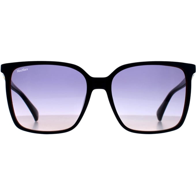 Max Mara Square Womens Shiny Bi-layer Navy Blue Gradient MM0046 Emme11