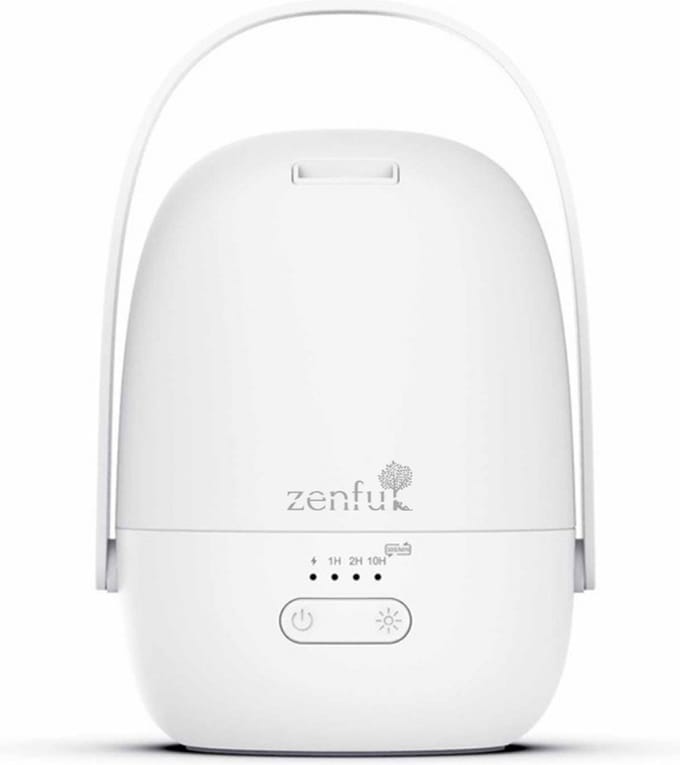 Zenful Harmony - Aroma Diffuser Draadloos - Oplaadbaar - Geurverspreider - Diffuser - Aromatherapie - 140ml - Wit