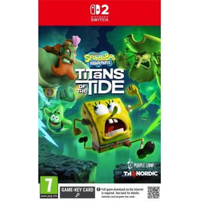 SpongeBob SquarePants Titans of the Tide - Nintendo Switch 2 - Game-key Card